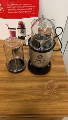 Magic Bullet Mini Blender 7 Piece Set 0 Watt With Cross Blade Silver Walmart Com Walmart Com