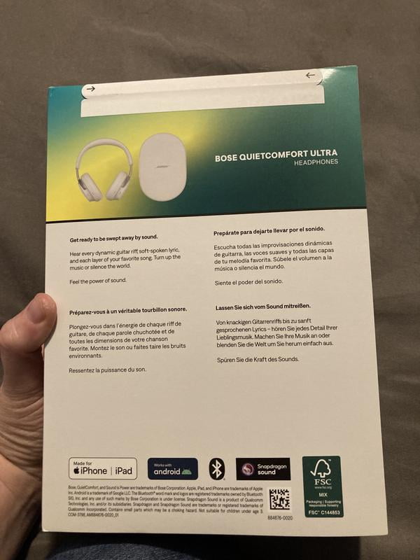 Bose QuietComfort Ultra Over-Ear Noise Cancelling Bluetooth