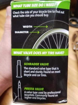 16 bike tube walmart