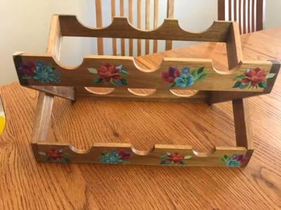 Pioneer woman store wine rack