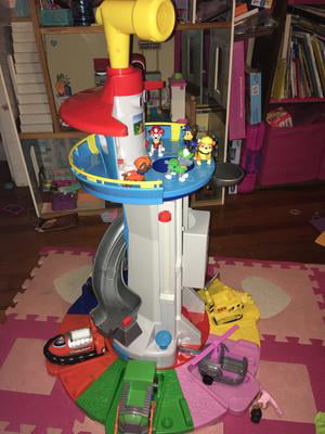 Paw Patrol - My Size Lookout Tower with Exclusive Vehicle, Rotating  Periscope and Lights and Sounds