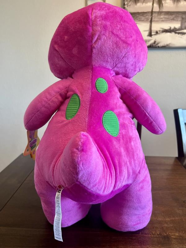 Fisher-Price Barney's World Jumbo Barney Plush, 26-inch Figure