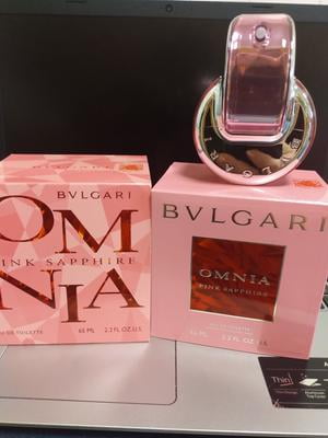 Bvlgari Omnia Pink Sapphire Ladies EDT Spray Perfume, 2.2 Oz with