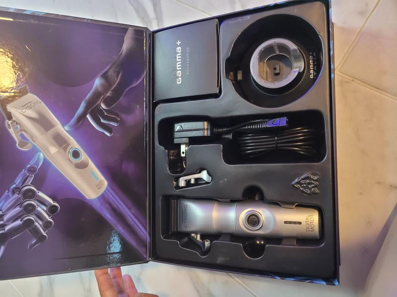 GAMMA+ Cyborg Professional Metal Hair Clipper, Adjustable