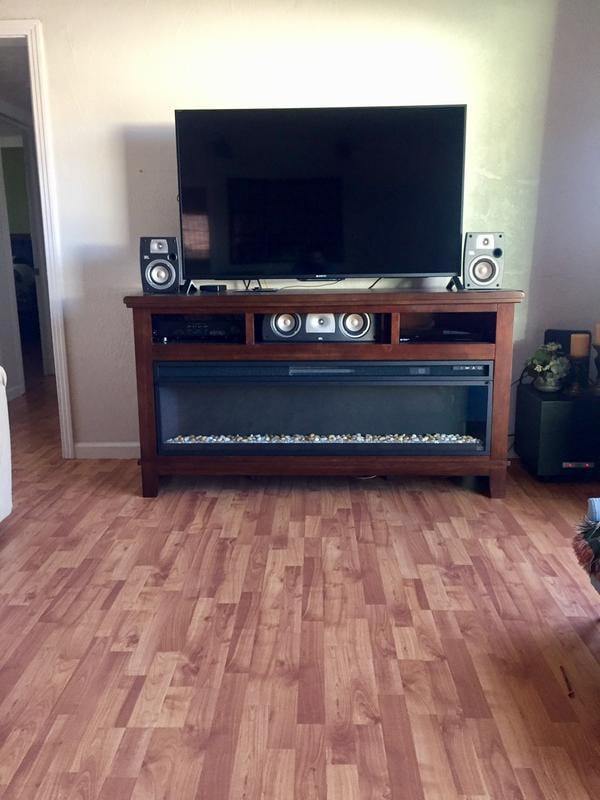 Signature Design By Ashley Ralene 65 In Tv Stand With Optional Fireplace