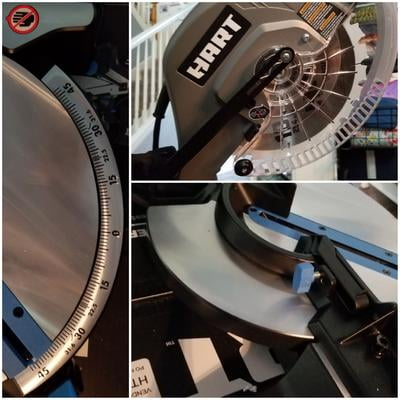 HART 10 inch 14 Amp Compound Miter Saw Walmart
