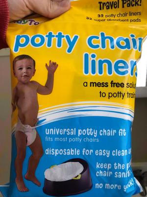 disposable potty chair liners