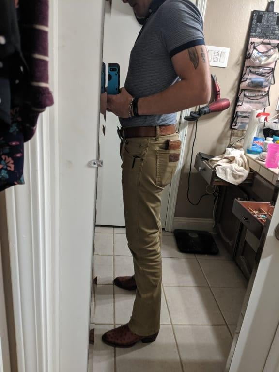 wrangler retro khaki jeans
