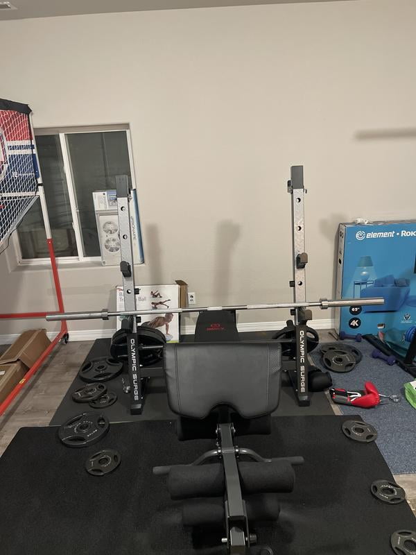 Marcy Pro Adjustable Olympic Weight Bench MD-857 - Walmart.com