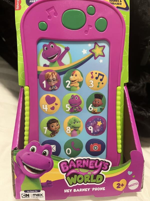 BARNEY'S WORLD Hey Barney Phone Musical Toy for Kids with