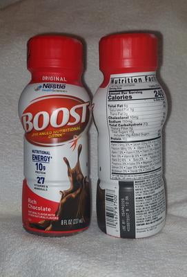 BOOST Original Rich Chocolate Nutritional Drink 8 fl oz, 24 Pack with 10 g Protein and 27 Vitamins - Walmart.com BOOST Original Rich Chocolate Nutritional Drink 8 fl oz, 24 Pack with 10 g Protein and 27 Vitamins - Walmart.com