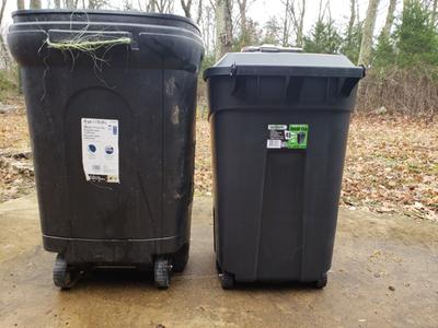 Ecoark 45 Gallon Wheeled Trash Can Walmart Com Walmart Com