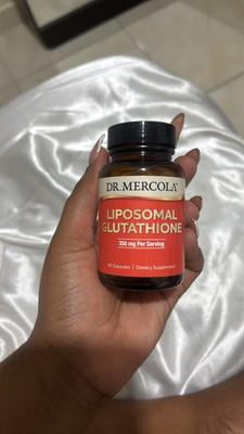 glutathione dr mercola Dr. Mercola Liposomal Glutathione - 350 mg per Serving - Supports Energy  Production - High Absorption - Non-GMO, Gluten-Free & Soy-Free - 60  Capsules (30 Servings)