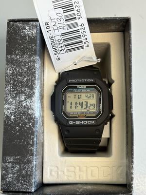 Casio G-Shock Men's G-5600UE-1DR, Black Dial, Digital, Water