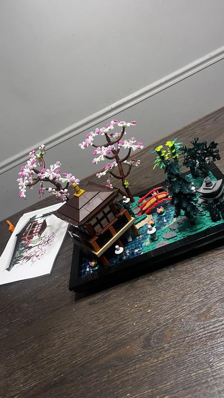 LEGO Icons Tranquil Garden Japanese Zen Garden DIY Kit for Adults