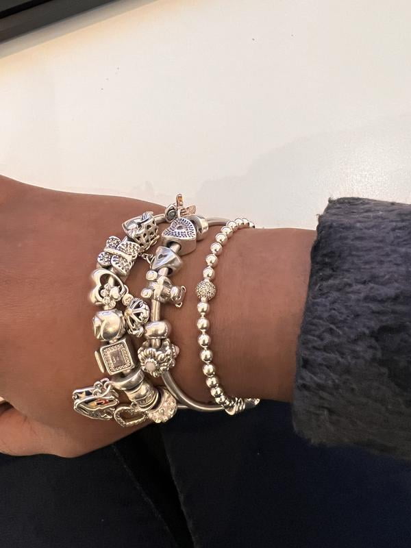 PANDORA Beads & Pave Bracelet Size 19 - 598342CZ-19