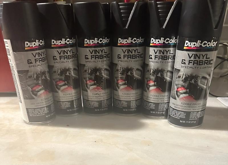 Duplicolor HVP103 Vinyl & Fabric Spray Paint Silver - 11 oz