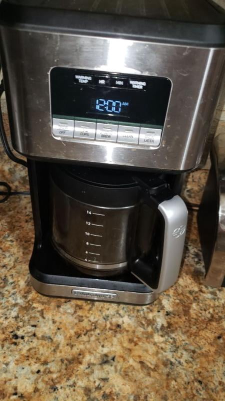 Customer reviews for Calphalon Coffee Maker, Programmable Coffee Machine  with Glass Carafe, 14 Cups, Stainless Steel | Walmart.com