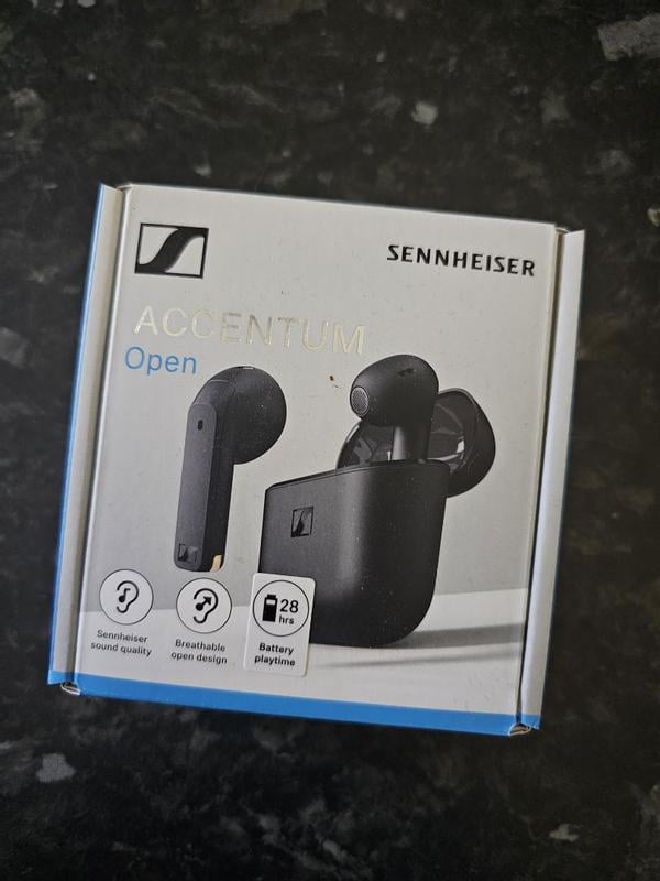 Sennheiser ACCENTUM Open Wireless Earbuds, Bluetooth 5.3, IPX4