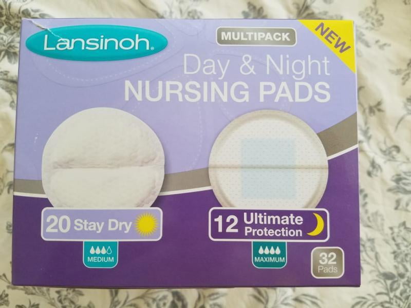 Lansinoh Stay Dry Disposable Nursing Pads for Breastfeeding, 36