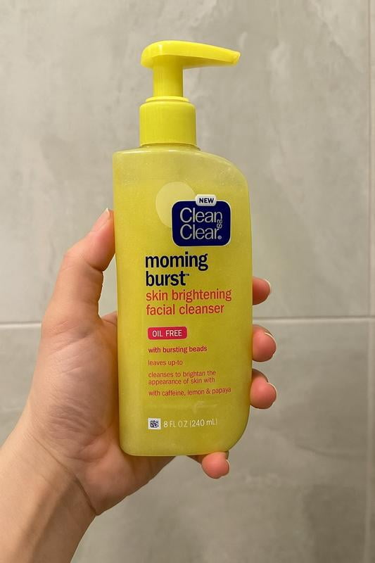 Clean & Clear Morning Burst Skin Brightening Facial Cleanser, Oil
