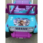 Power Wheels Disney Frozen Jeep Wrangler 12V Battery-Powered Ride-On - Walmart.com