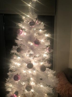 Holiday Time Prelit Spruce Christmas Tree 4 Ft, White - Walmart.com