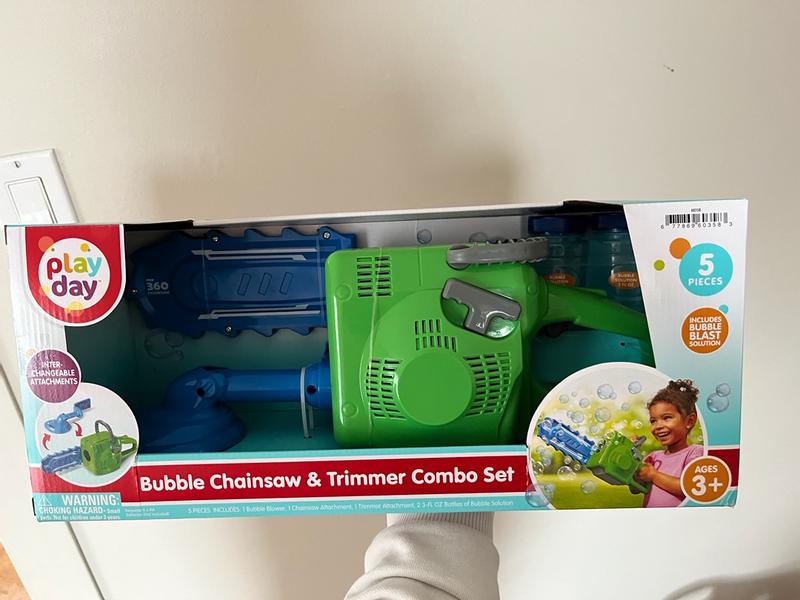 PLAY DAY BUBBLE CHAINSAW & TRIMMER SET, INTERCHANGEABLE ROLE