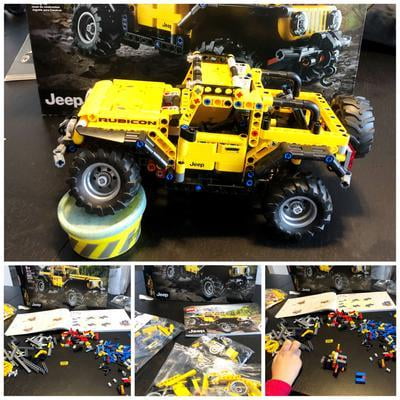 LEGO Technic Jeep Wrangler 4x4 Toy Car Model Building Kit, All Terrain Off  Roader SUV , Gift Idea for Kids, Boys and Girls 