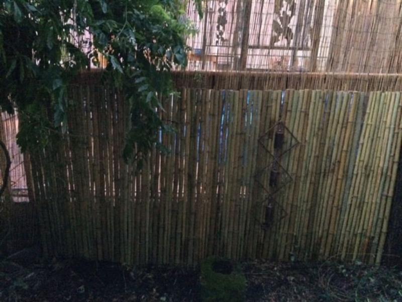 Backyard X Scapes Bamboo Fencing Natural Walmart Com