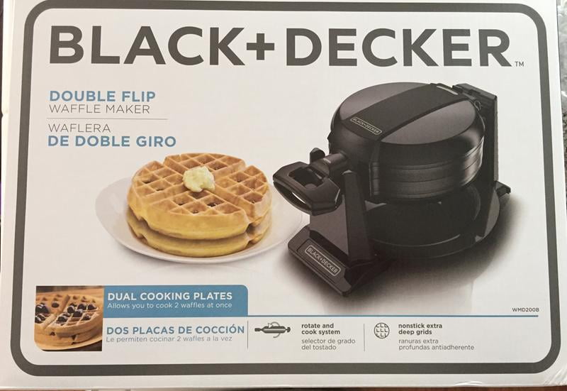 black and decker rotary waffle maker