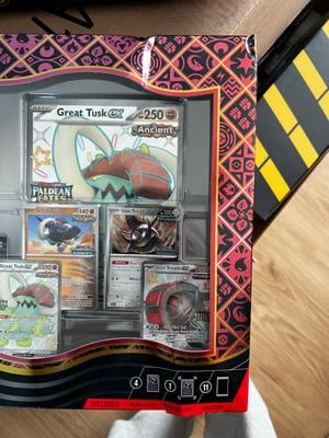 Pokemon Trading Card Games 25 Great Tusk Iron Threads Ex Premium Collection  - Walmart.com