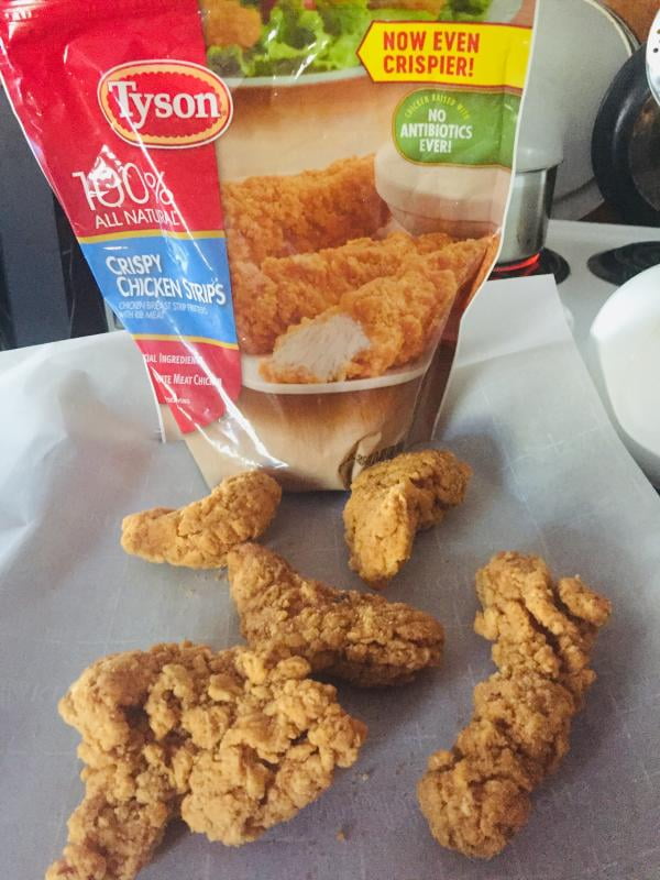 Tyson Fully Cooked Crispy Chicken Strips 25 Oz Frozen