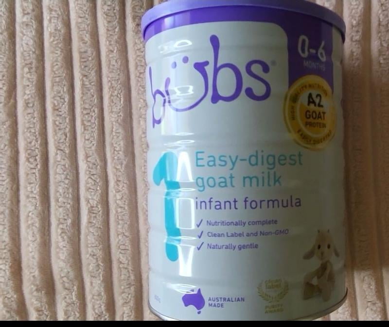 bubs Easy-digest Goat Milk 0-6ヶ月用 Bubs® Easy-digest Goat Milk Infant Formula Stage 1 – Bubs