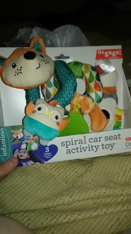 infantino gaga spiral car seat activity toy