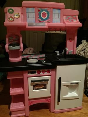 step 2 coffee time kitchen pink