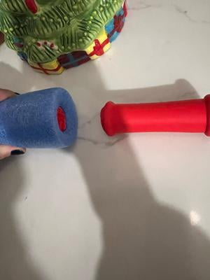 Foam Sword Handle For Pool Noodles - Sabre & Sword Hilts, USA-Made PLA Plastic, Kids Play Sword Accessory