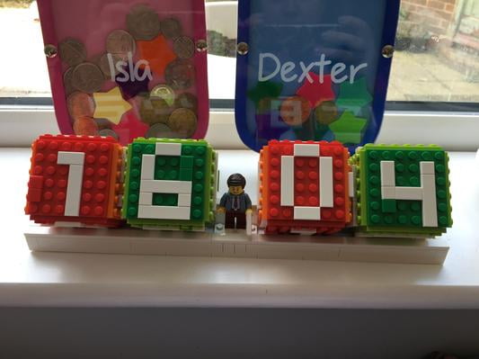 lego block calendar