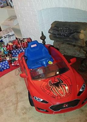 spiderman power wheels walmart