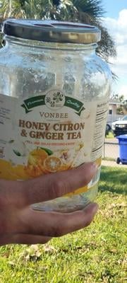 VONBEE Honey Citron & Ginger Tea - Family Size, 4.4 Sri Lanka | Ubuy