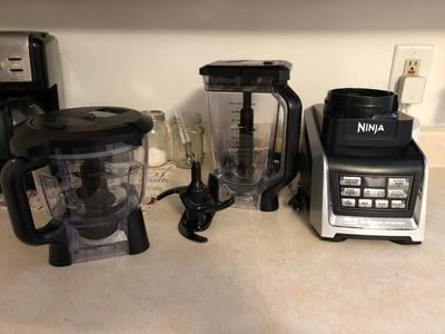 Ninja ® Auto-iQ® Kitchen System, Blender, and Food Processor 1200 Watts,  BL910 
