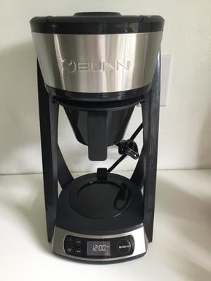 BUNN Heat N Brew Programmable Coffee Maker, 10 cup, Stainless Steel