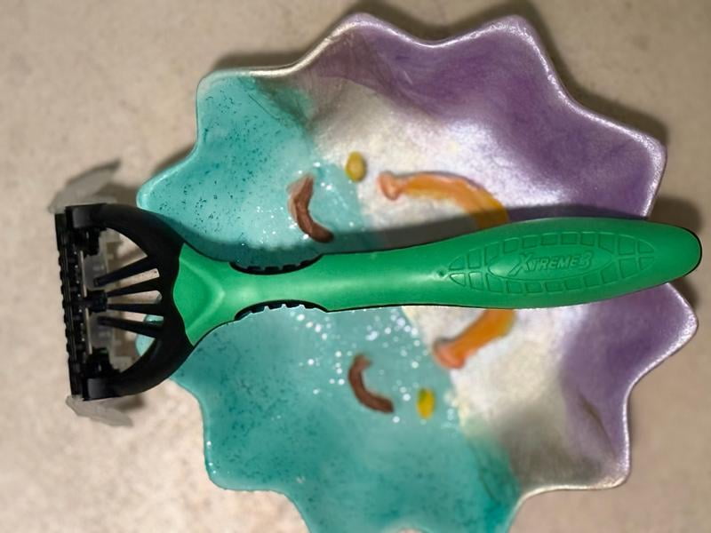 Schick Xtreme3 Brand Value Shaver, Sensitive Skin, Triple-Blade