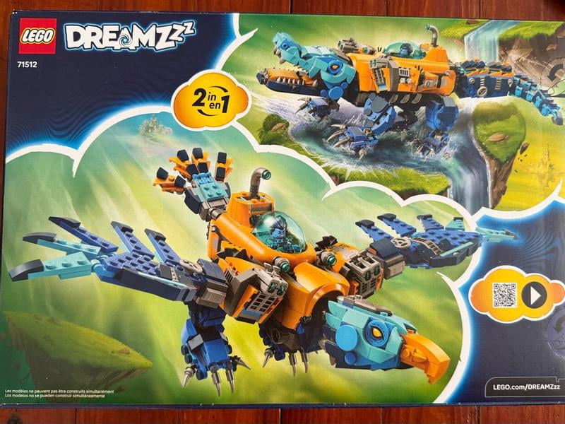 LEGO, DREAMZzz Crocodile Submarine Building Toy, 71512, 1107