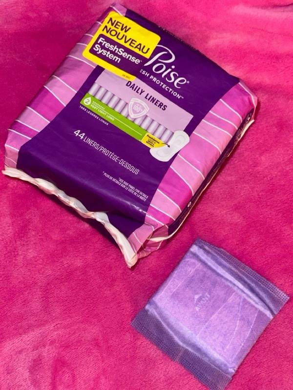 Customer reviews for Poise Incontinence Panty Liners, Very Light  Absorbency, Long, 132 Count | Walmart.com
