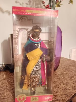 Barbie Prinzessin Von Südafrika – Dolls Of The World Collector Edition – 30,5 Cm, Ndebele-inspiriertes Kleid, Goldener Schmuck, Sammlerstück Von 2002