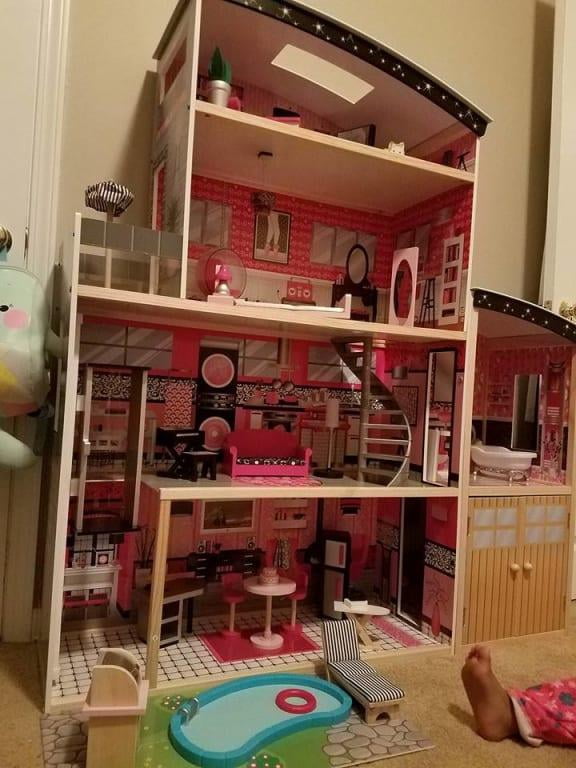 kidkraft glamorous sparkle mansion
