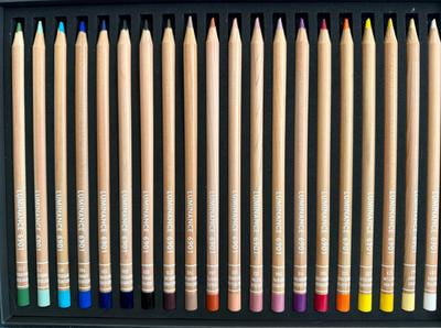 Caran d'Ache Luminance Colored Pencils - Set of 20, Portrait
