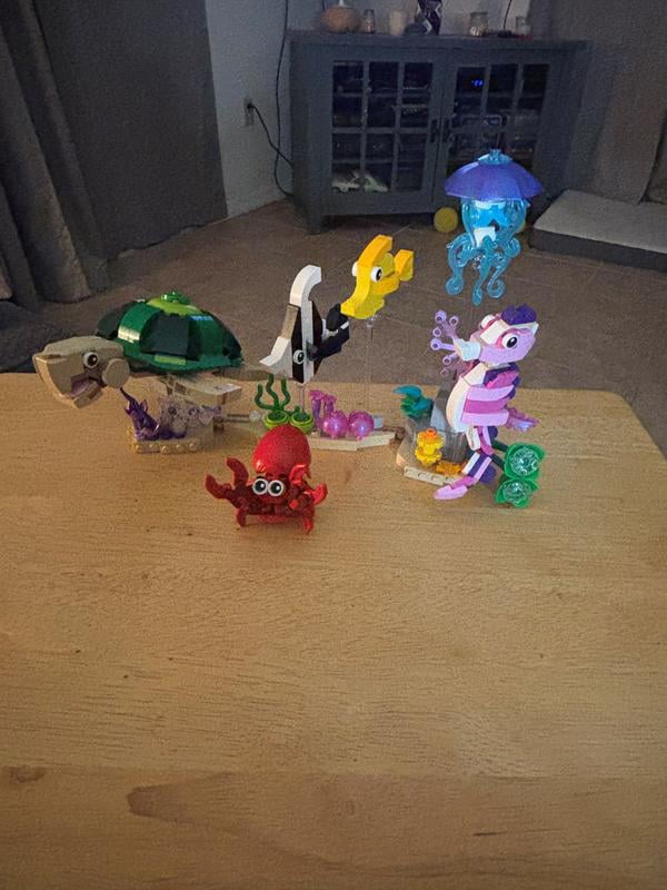 LEGO, Creator 3 in 1 Sea Animals Toy Building Set, Turtle, Fish