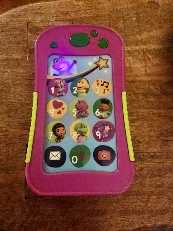BARNEY'S WORLD Hey Barney Phone Musical Toy for Kids with